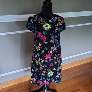 H&M Floral Black Dress